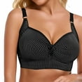 thumbnail image 4 of Fengactive 3PCS Womens​ Plus Size Bras Push Up Full Coverage Wireless Bras Soft Everyday Bra with Adjustable Straps 2025, 4 of 7