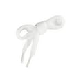 thumbnail image 2 of INSPIRE CHIC Women's Wide Ribbon Shoe Laces Flat Velvet Shoelaces Strings White 110cm/43", 2 of 6