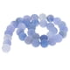 thumbnail image 1 of Ágata azul claro natural pulido de piedras sueltas para artesanías de collar 12MM, 1 of 9
