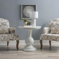 thumbnail image 3 of Powell Adeline Round Accent Table White, 3 of 6