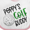 thumbnail image 4 of Inktastic Poppy's Golf Buddy with Golf Ball Boys or Girls Baby Bib, 4 of 4