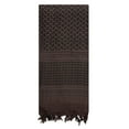 thumbnail image 2 of Rothco Lightweight Shemagh Tactical Desert Keffiyeh Scarf - Black / Brown, 2 of 3
