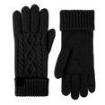 thumbnail image 2 of PMVFHDE Gloves & Mittens Winter Solid Knitted Providing Warmth And Comfort Suitable For Both Men Women Black - One Size, 2 of 8