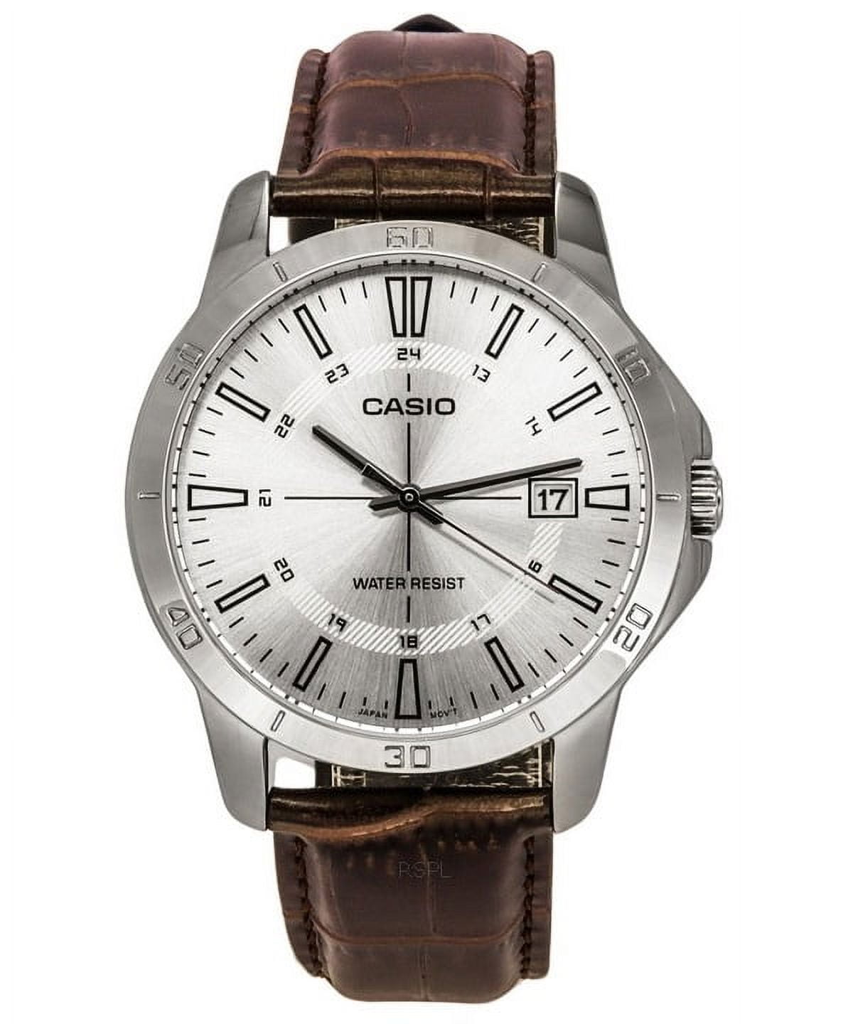 Casio Men s Wrist Diver Black Dive Style Sport Watch MDV106 1AV with Stainless Steel Case Walmart