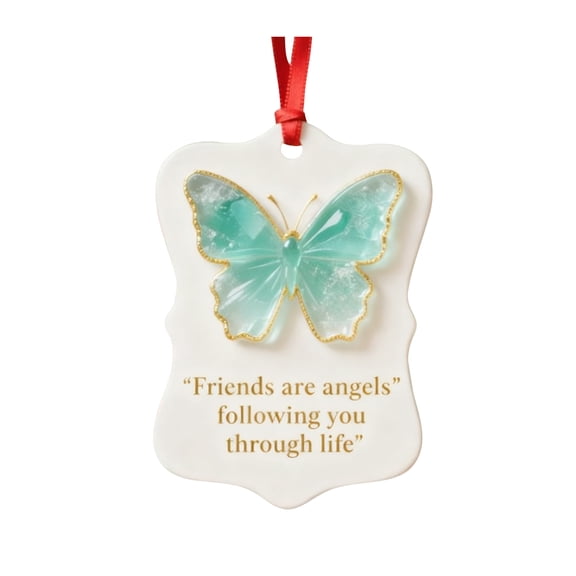 2D Acrylic Butterfly Pendant Ornaments, Sentimental Keepsakes And Holiday Decorations, For Individuals Seeking Meaningful Gifts And Home Accents That Combine Beauty And Emotional
