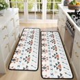 thumbnail image 4 of Kitchen Rugs Sets Of 2,Colorful Geometric Triangle Arrow Pattern Anti Fatigue Kitchen Mat Rugs Non Slip Washable,Decorative Kitchen Floor Mats for Kitchen,Sink,Laundry,17"x47"+17"x47", 4 of 5