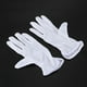 thumbnail image 4 of 3X Par Guantes de Conduccion Trabajo de Algodon Blanco Antideslizante Protector, 4 of 5