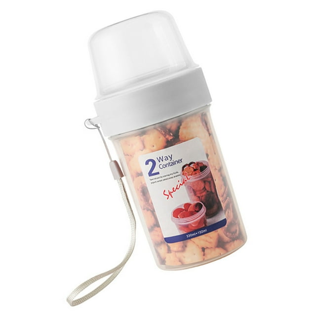 Contenedor de Alimentos, PP plástico Atertight Canista Portátil para Ensalada de yogurt