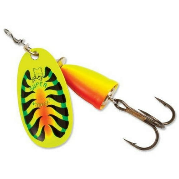 Blue Fox Classic Vibrax Size 4 Inline Spinner 3/8 oz Hot Clown