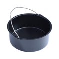 thumbnail image 2 of ESTINK Accessoires pour Friteuse à Air Chaud Pièces, Grille, Kit d'Accessoires Multifonction 6 en 1 Support Métallique Grille à Brochettes Baril à Gâteau, 2 of 8