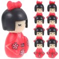 thumbnail image 2 of 10 Uds. Micropaisaje japonés muñeca con kimono plástico muñeca con kimono restaurante japonés adorno de mesa, 2 of 5