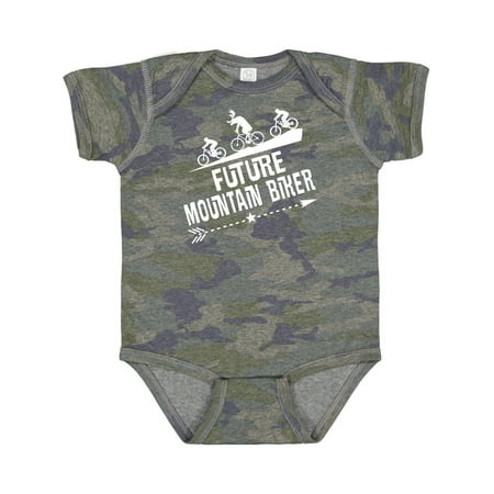 

Inktastic Future Mountain Biker Biking Gift Baby Boy or Baby Girl Bodysuit