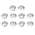thumbnail image 2 of EeaseMX 150 piezas de accesorios para el cabello con forma de rebanada de hierro hueco arcaico, accesorio de malla (plata, 16 mm), 2 of 7