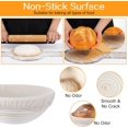 thumbnail image 3 of 13 Packs Silicone Bread Sling Mat Set for Dutch Oven, 2 Pcs Silicone Bread Baking Mat with Long Handle 2 Pcs Banneton Breads Proofing Basket and Breads Lame Sourdough Scoring Tool, 3 of 4