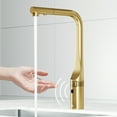 thumbnail image 5 of VIGO Jewel Touchless Sensor 15 in. Single Handle Pull-Out Kitchen Faucet in Matte Brushed Gold-VG02039MGS, 5 of 15