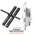 thumbnail image 2 of Waterproof Outdoor Gate Fingerprint Bluetooth APP RFID Code Keyless Electronic Smart Door Lock For s Aluminum Sliding ,Easy Installation, 2 of 8