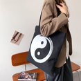 thumbnail image 4 of Bolso de mano informal con estampado de lona Tai Para Chi mujer YONGSHENG bolso de hombro gran capacidad, 4 of 5