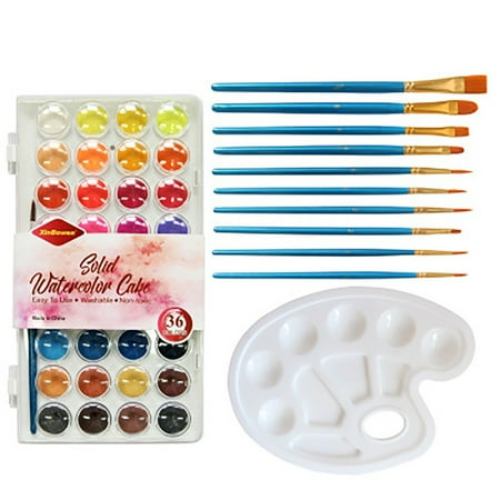 

pens supplies student painting materials brush set art with 10pcs colors 36 office & stationery