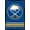 Black Framed Version, variant on NHL Buffalo Sabres - Logo 21 Wall Poster, 22.375" x 34"