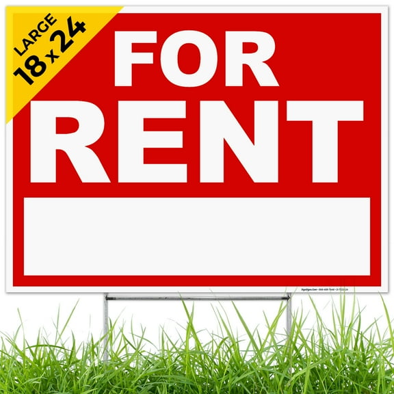 For Rent Sign,