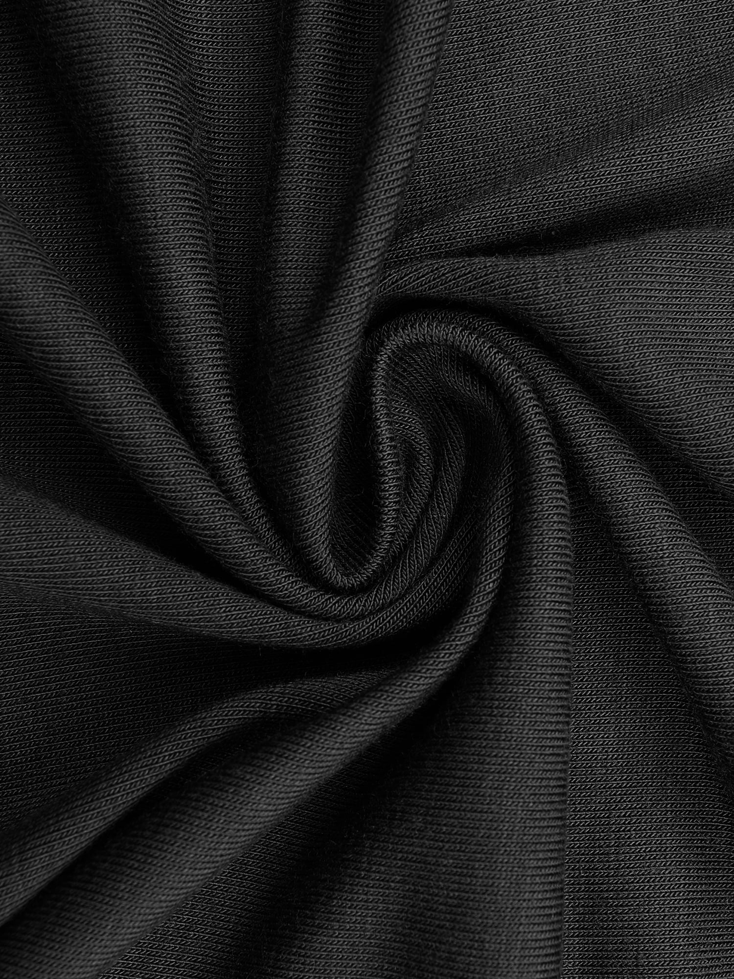 DARING DIVA Women's Semi Formal Wrap V Neck Ruffle Maternity Dress L Black