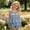 344Sky Blue787, variant on CAIVO Children Summer Toddler Girls Square Collar Fly Sleeve Floral Vest T Shirt Tops Shorts Outfit Sets Boho Clothes Sets
