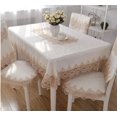 thumbnail image 1 of European-style fabric tablecloth lace dining tablecloth rectangular coffee table cloth dressing table microwave oven cover towel, 1 of 7