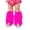 Hot Pink, variant on Girls Fuzzy Leg Warmers Kids Girls Plush Shaggy Long Boot Cuffs Soft Fluffy Leg Covers for Dance Party Festival Halloween Christmas Winter Outfit