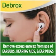 Debrox Earwax Removal Aid, Microfoam Ear Drops with Carbamide Peroxide, 0.5 Fl Oz