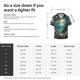thumbnail image 5 of Fotbe Enchanted Forest Butterfly A Camisa Estampada de Manga Corta para Hombre, Casual de Verano, Estilo Playero, Sin Arrugas-Medium, 5 of 5