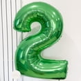thumbnail image 5 of Globos de aluminio verde con números de 32 pulgadas, nuevos globos de helio para baby shower, feliz cumpleaños, aniversario, decoración de bodas, suministros para fiestas, 5 of 5