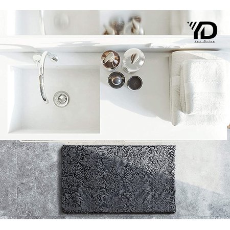 Non-Slip Bath Mat,Soft Cozy Thick Bath Rugs for Bathroom,Machine Wash and Easier to Dry, Plush Rugs for Bathtubs,Showers and Under The Sink