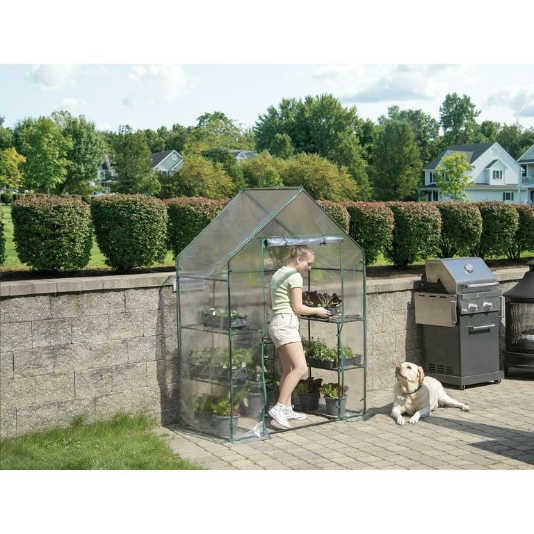 Miracle-Gro Mini Walk-in Greenhouse, 4'8