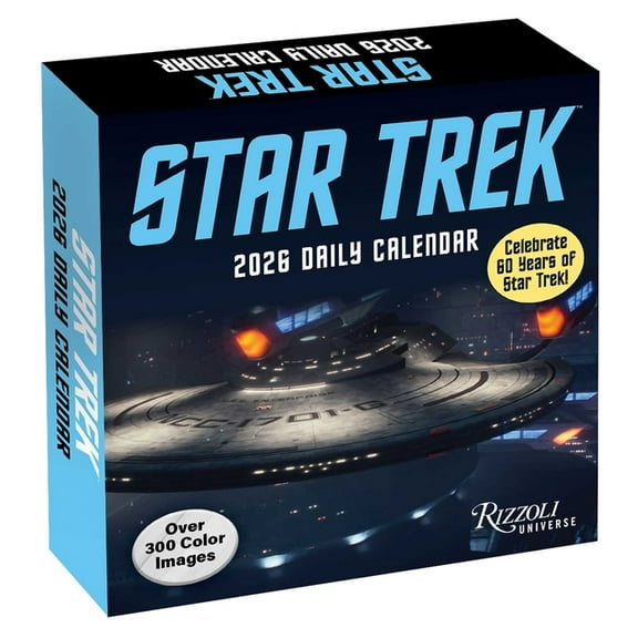 Star Trek Daily 2026 Day-To-Day Calendar, (Paperback)