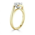 thumbnail image 2 of OM-RE Solitaire FG Diamond Engagement Ring, 2 ct, 14K Yellow Gold, 2 of 2