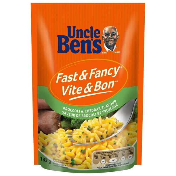 Riz à saveur de brocoli et fromage Vite & Bon de marque Uncle Ben's, 132 g La perfection à tout coup