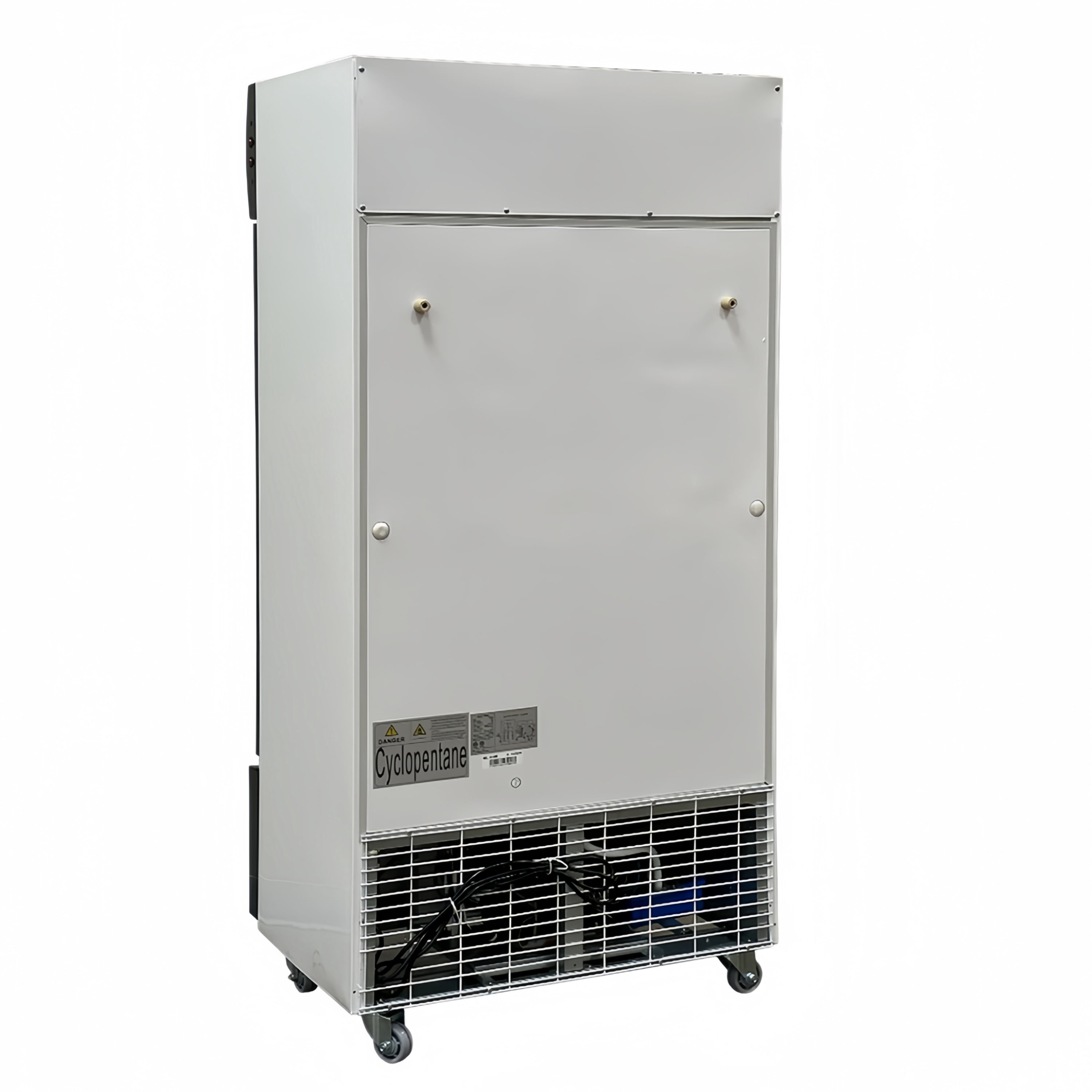 NSF 36 in. Commercial Two-Door Beverage Display Refrigerator, 18 Cu. Ft. Retail Refrigerator, Beverage Cooler with LED Lighting, Double-Layer Glass Door