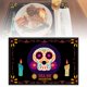 thumbnail image 1 of Manteles individuales Artoid Mode D para el Día de los Muertos, manteles para fiestas, decoración de cocinas y comedores, 1 of 4