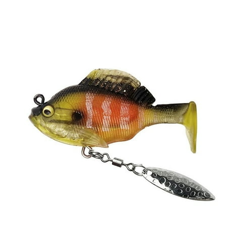 JingChun Lifelike Multi Jointed Swimbait for Bass Fishing Sturdy Fishing Lures for Freshwater & Saltwater Slow Sinking Fishing Lure with Tackle Box Must for Fishing Lovers