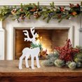 thumbnail image 5 of XWSHYW Decoraciones para El Hogar Colgante de Árbol de Navidad de Peluche con Forma de Reno, Adorno de Ciervo para Fiesta Navideña, 5 of 5