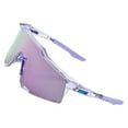 thumbnail image 2 of 100 Percent Speedcraft Lightweight Polycarbonate Sunglasses with HiPER Lavender Mirror Lens and UV400 Protection (Polished Translucent Lavender), 2 of 6