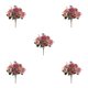 thumbnail image 1 of Matsuzay Ramo de flores artificiales cabezas falsas rosas hogar simulación ramo para Type8 NO8, 1 of 6