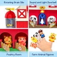 thumbnail image 5 of Musical Red Barn Farm Animals Playset, Interactive Montessori Toy with Songs & Puppets for Toddlers 3-5, 5 of 7