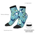 thumbnail image 6 of Fuzoiu Flying Swallows Print Adult Socks, Crew Moisture-wicking Socks, Unisex Cushion Crew Socks,Casual Sports Ankle Socks, 6 of 7
