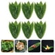 thumbnail image 2 of 50pcs de sushi bambúo de bambú de plato de sushi decoración de bambú hojas de decoración sashimi esteras de decoración, 2 of 6