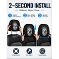 thumbnail image 3 of 2PCS Ghost Face Headrest Covers, Funny Halloween Car Decorations,Scary Face Printing Auto Seat Universal Elastic Models Headrest Protector Halloween Gifts, 3 of 5