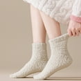 thumbnail image 2 of SKOLA Fuzzy Socks with Gripper for Women Non Slip Sleep Socks Warm Cozy Fluffy Slipper Socks with Grippers for Women House Socks, 2 of 10