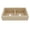 Bisque, variant on Karran Retrofit Farmhouse Apron Front Quartz Composite 34 in. Double Bowl Kitchen Sink in Bisque