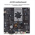 thumbnail image 2 of Placa Base Integrada J4125, RAM DDR4 de 2,7 GHz, Placa Base para Computadora de Cuatro Núcleos y Cuatro Subprocesos de Alto Rendimiento, 2 of 5