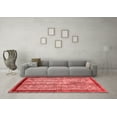 thumbnail image 3 of Ahgly Company Indoor Rectangle Abstract Red Modern Area Rugs, 2' x 4', 3 of 4